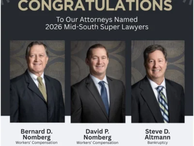 Congratulations to Our Attorneys, Named 2026 Mid-South Super Lawyers
